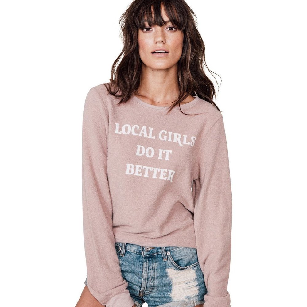 Mate the Label Locals Crew Neck Pullover - SZ S/M